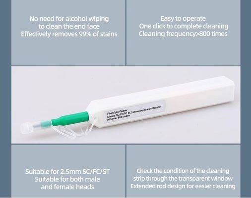 Buy Simple Optical Fiber Testing Tools Fiber Cleaner Pen SC For Clean Female Bulkhead Adapters online manufacture