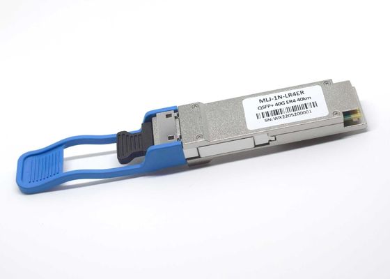 良い値段 QSFP28 100G ER4 40km 光ファイバートランシーバー モジュール 100GBASE-ER4 オンライン